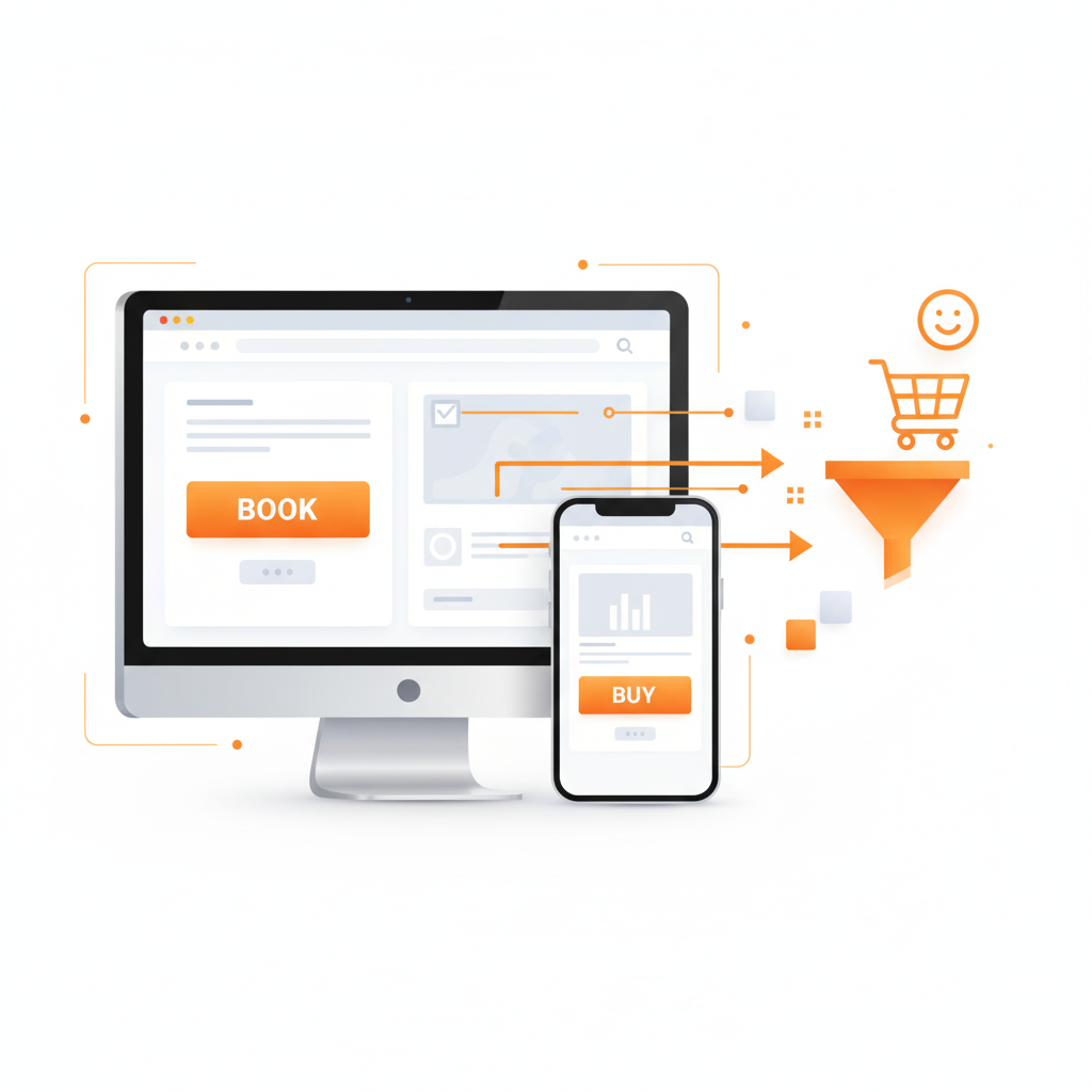 Sites web orientés conversion - Design moderne et optimisé pour la performance